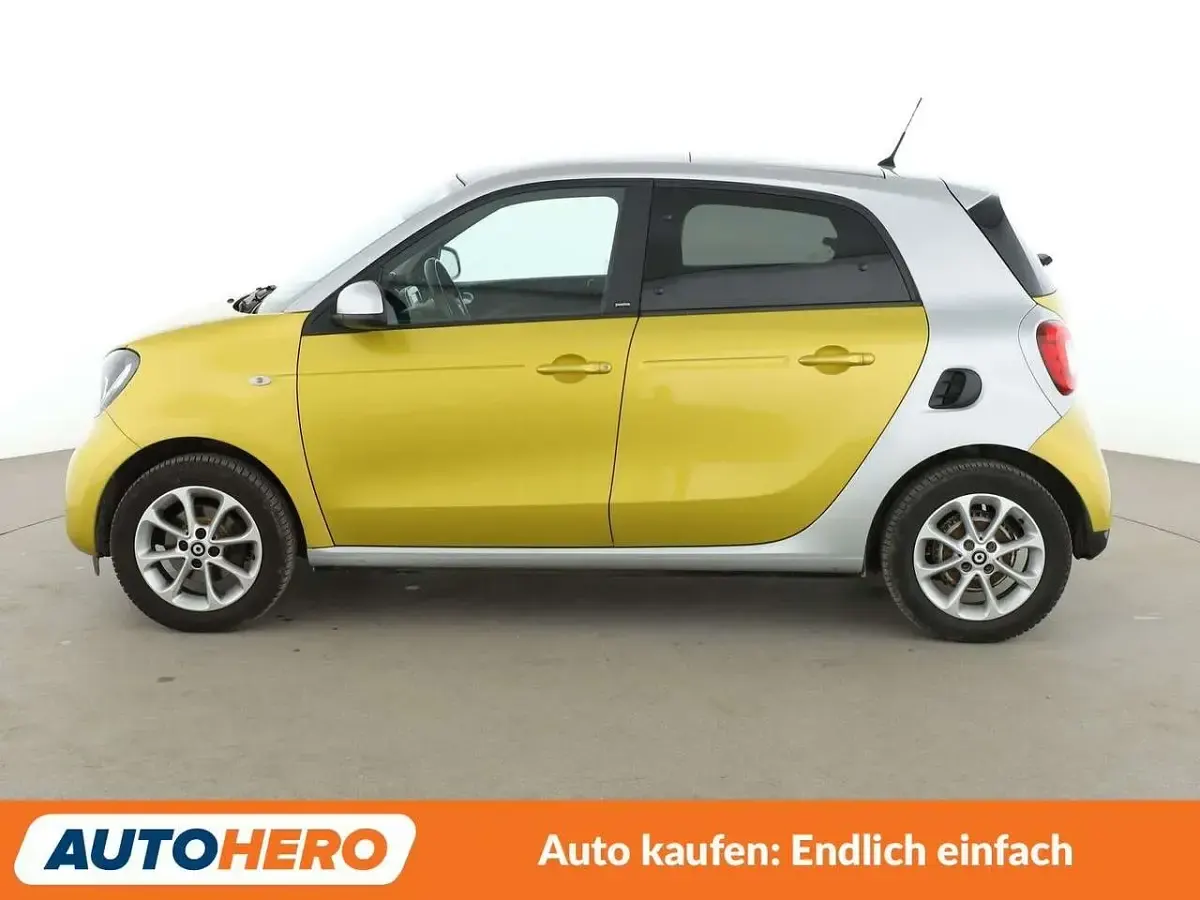 Gebraucht Smart ForFour Basis 90 PS (66 kW) 2017 Gelb Kleinwagen