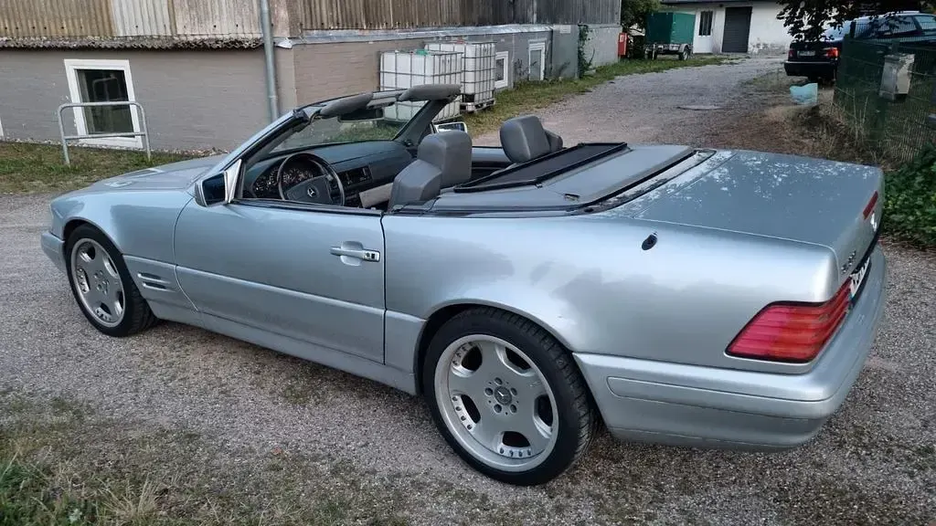 Gebraucht Mercedes SL500 320 PS (235 kW) 1997 Silber Cabrio
