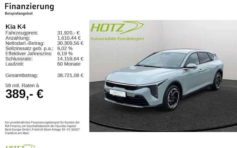Neu Kia Ceed Spirit 150 PS (110 kW) 2026 Grün Kleinwagen