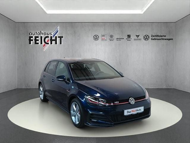 Atlantic blue metallic (metallic) Gebraucht 2018 VW Golf VII GTI Limousine | 20.949 € (Guter Preis) - Bild 1/4