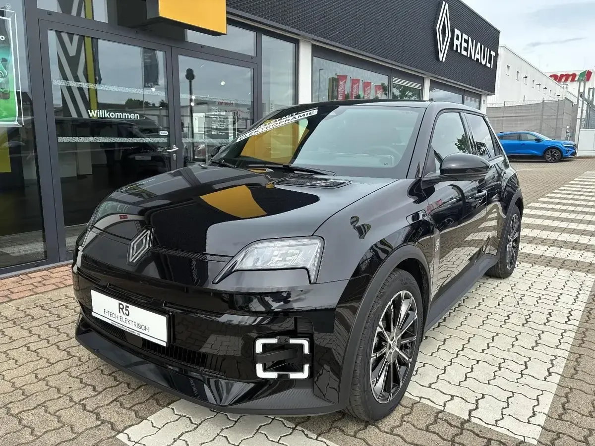 Neu Renault 5 E-Tech Komfort 110 kW (150 PS) 2025 Blackpearlschwarz (schwarz) Limousine