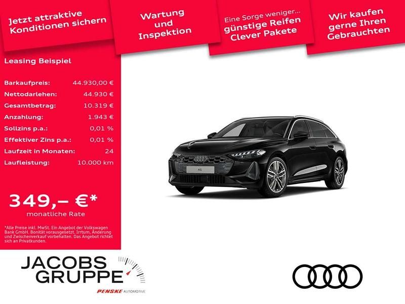 Mythosschwarz metallic Gebraucht 2025 Audi A5 Advanced Coupé | 44.930 € (Teuer) - Bild 1/4