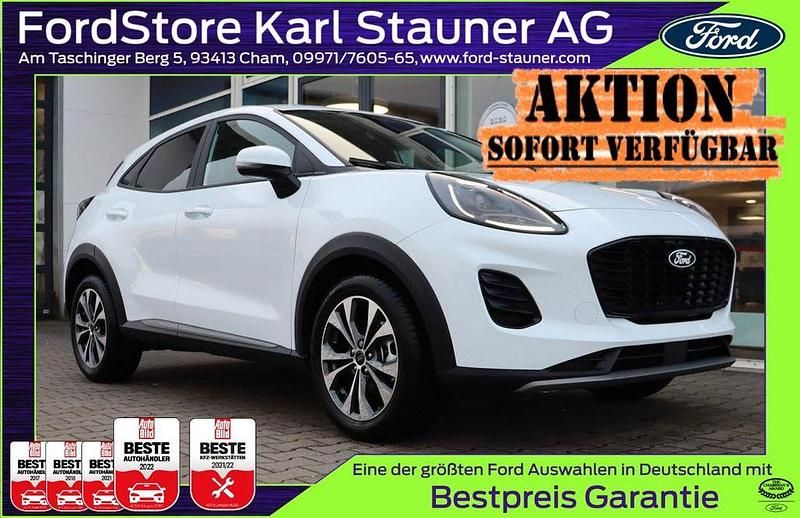 Frozen white Neu 2025 Ford Puma Titanium SUV | 22.980 € - Bild 1/4