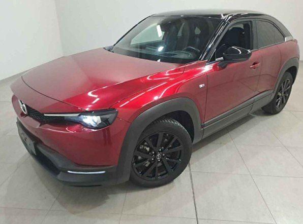 Gebraucht Mazda MX30 Makoto 106 kW (145 PS) 2023 Soul red crystal m: black roof SUV