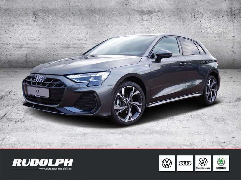 Grau Neu 2025 Audi A3 Sportback S-Line Limousine | 39.930 € (Guter Preis) - Bild 1/4