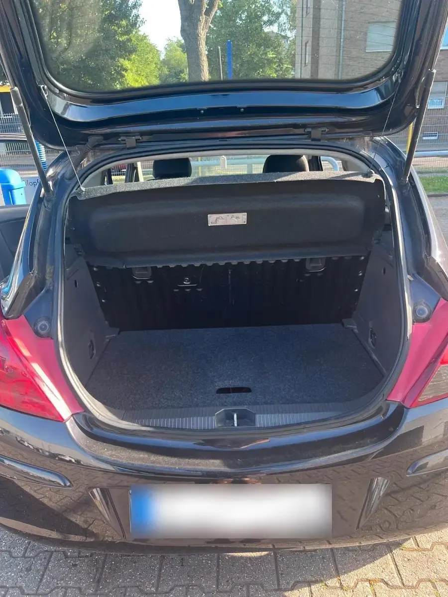 Gebraucht Opel Corsa 2007 Schwarz Kleinwagen