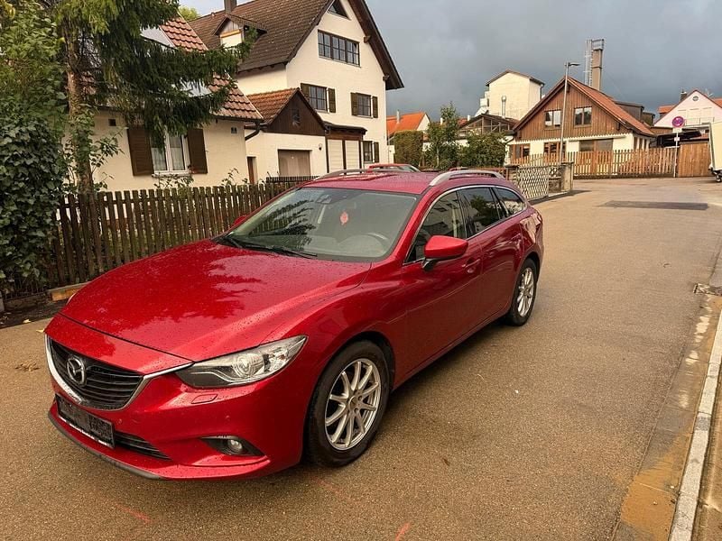Rot Gebraucht 2013 Mazda 6 Sports-Line Kombi | 4.950 € (Superpreis) - Bild 1/4