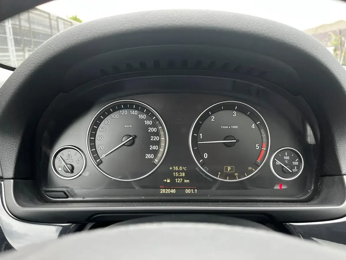 Brugt BMW 525 204 HK (150 kW) 2010 Sort Stationcar