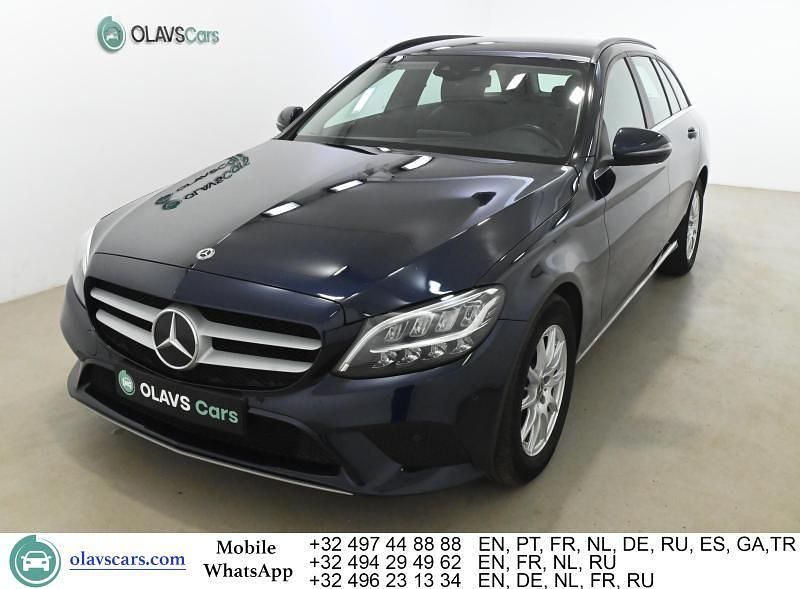 Blau Gebraucht 2020 Mercedes C200 Limousine | 15.670 € (Guter Preis) - Bild 1/4
