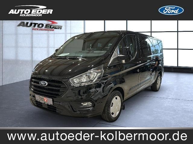Obsidianschwarz (schwarz) Gebraucht 2023 Ford Transit Custom Trend Kombi | 34.990 € - Bild 1/4