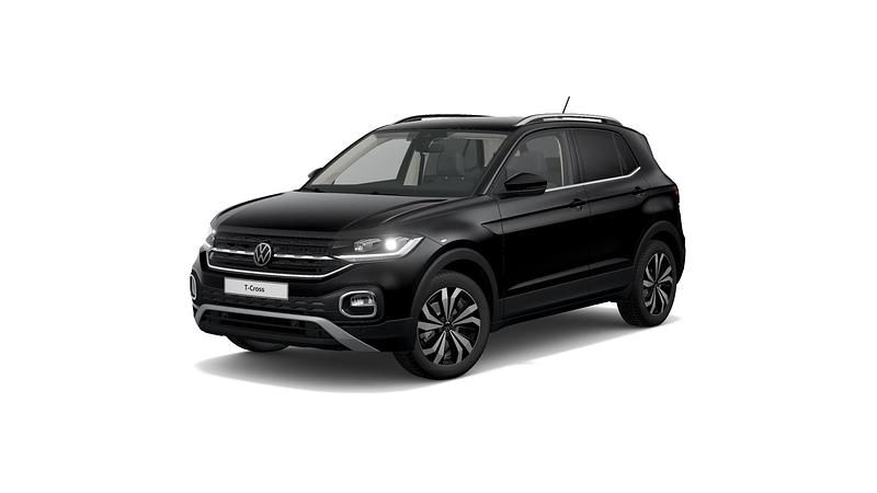 Gebraucht VW T-Cross Style 110 PS (80 kW) 2022 Schwarzschwarz SUV
