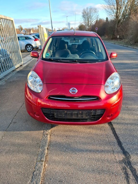 Rot Gebraucht 2012 Nissan Micra Visia Kleinwagen | 1.800 € (Guter Preis) - Bild 1/4