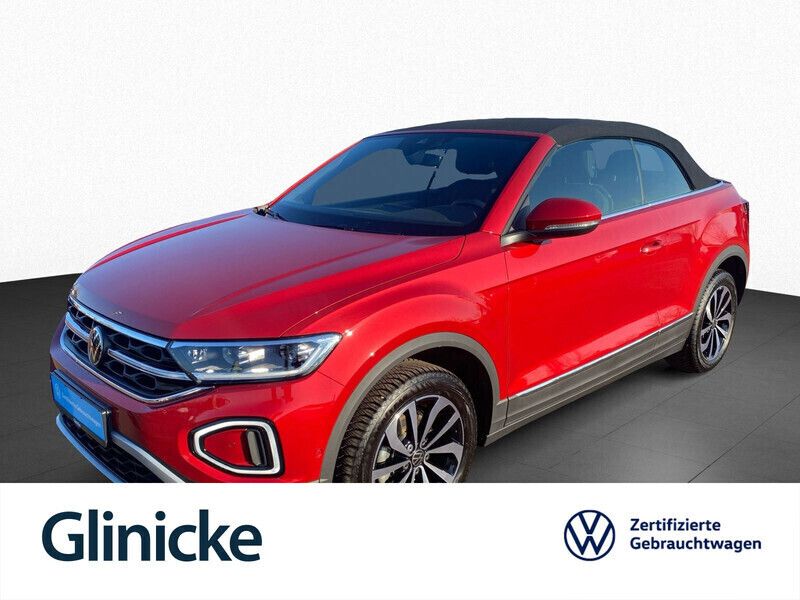Rot Gebraucht 2024 VW T-Roc Cabriolet Style Cabrio | 26.433 € (Guter Preis) - Bild 1/3
