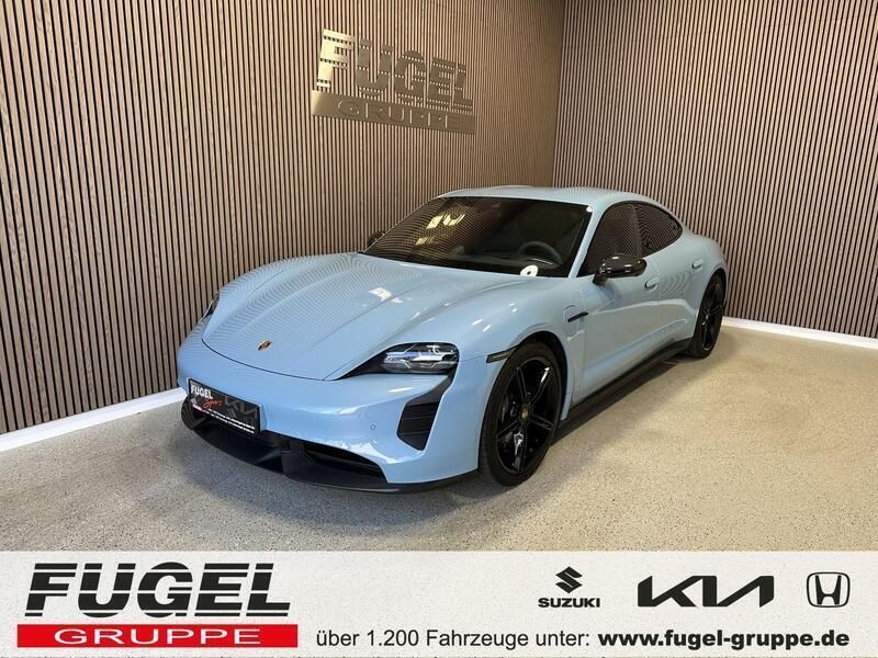 Blau Gebraucht 2020 Porsche Taycan Turbo S Sport Limousine | 85.929 € (Superpreis) - Bild 1/4
