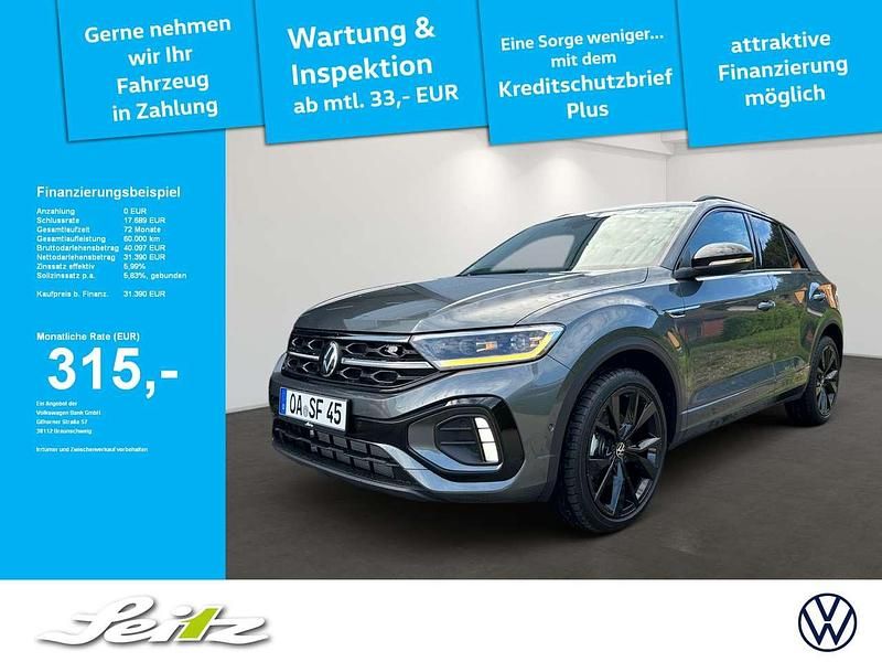 Indiumgrau metallic Gebraucht 2024 VW T-Roc R-line SUV | 31.390 € (Guter Preis) - Bild 1/3