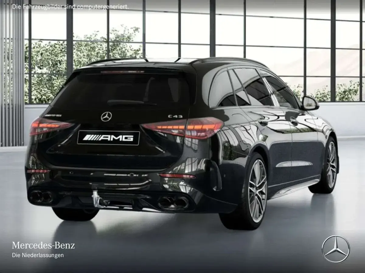 Gebraucht Mercedes C43 AMG Night 408 PS (300 kW) 2026 Schwarz Kombi