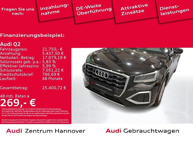 Gebraucht Audi Q2 Ambiente 110 PS (80 kW) 2022 Mythosschwarz metallic SUV