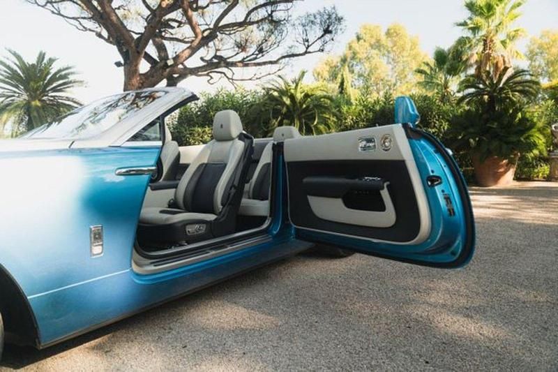 Gebraucht Rolls Royce Dawn 571 PS (419 kW) 2017 Blau Cabrio