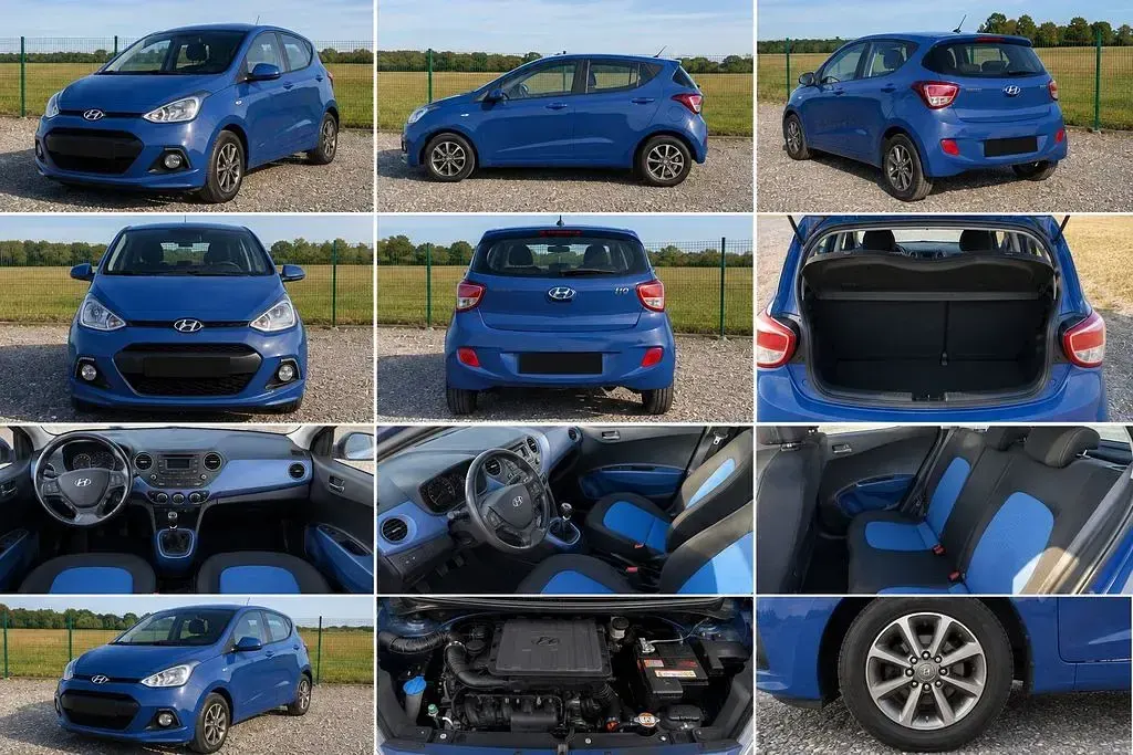 Gebraucht Hyundai i10 Intro Edition 67 PS (49 kW) 2014 Blau Kleinwagen