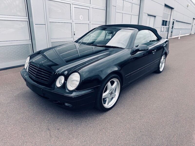 Schwarz Gebraucht 1998 Mercedes CLK320 AMG Cabrio | 8.666 € (Fairer Preis) - Bild 1/4