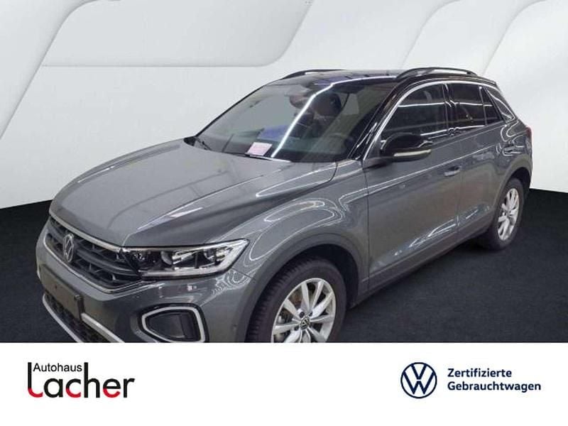 Indiumgrau metallic/schwarz Gebraucht 2025 VW T-Roc Goal SUV | 30.490 € (Superpreis) - Bild 1/3