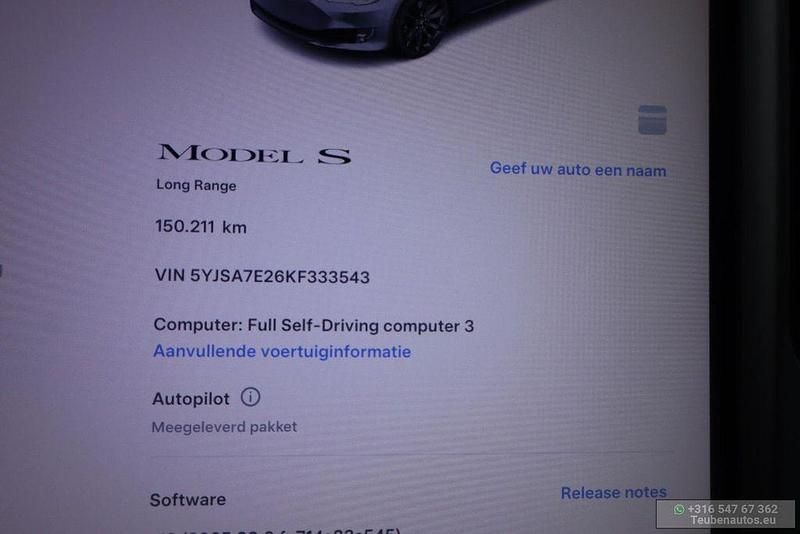 Usado Tesla Model S Performance 450 kW (612 CV) 2020 Gris Utilitario