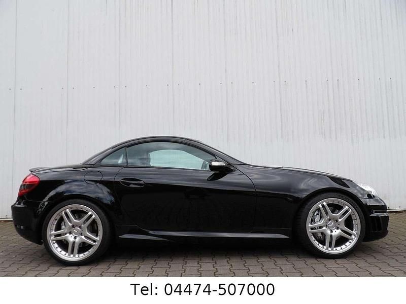 Obsidianschwarz Gebraucht 2005 Mercedes SLK55 AMG AMG Cabrio | 42.990 € (Teuer) - Bild 1/4