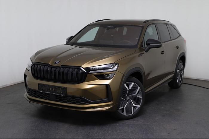 Gold, bronx gold metallic (p4) Neu 2025 Skoda Kodiaq SportLine SUV | 49.479 € (Guter Preis) - Bild 1/4