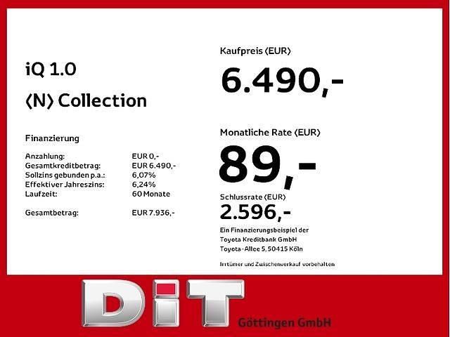 Gebraucht Toyota iQ 68 PS (50 kW) 2010 Bronzebraun mica metallic Kleinwagen
