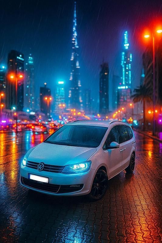 Weiß Gebraucht 2014 VW Sharan Van / Kleinbus | 9.999 € (Fairer Preis) - Bild 1/4