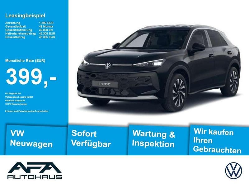 Grenadillschwarz metallic Neu 2025 VW T-Roc Style SUV | 42.990 € (Teuer) - Bild 1/4