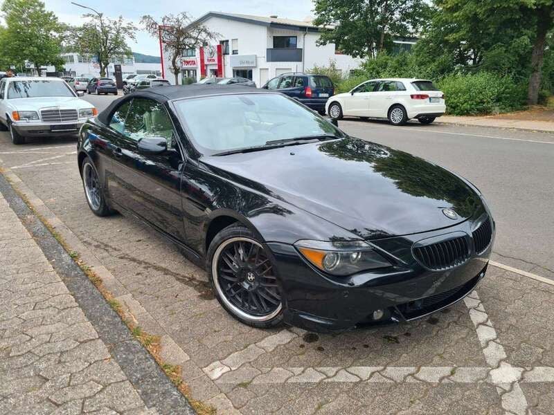 Schwarz Gebraucht 2005 BMW 645 Cabriolet Cabrio | 12.999 € (Etwas zu teuer) - Bild 1/4