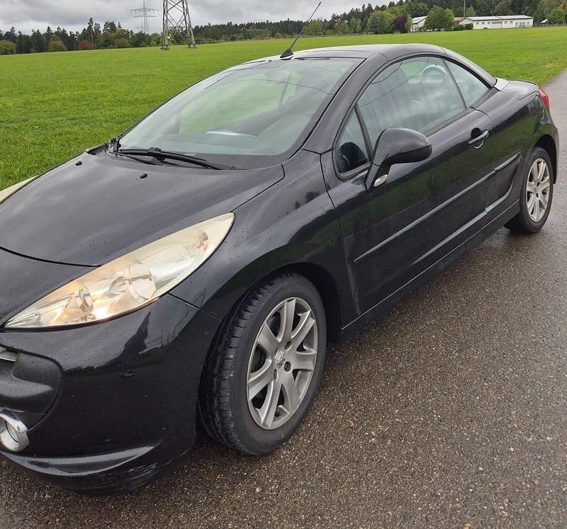 Schwarz Gebraucht 2009 Peugeot 207 CC Cabrio | 3.300 € (Fairer Preis) - Bild 1/4