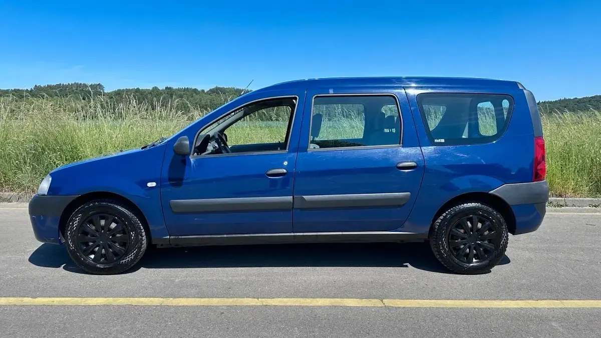 Gebraucht Dacia Logan MCV 75 PS (55 kW) 2008 Blau Van / Kleinbus
