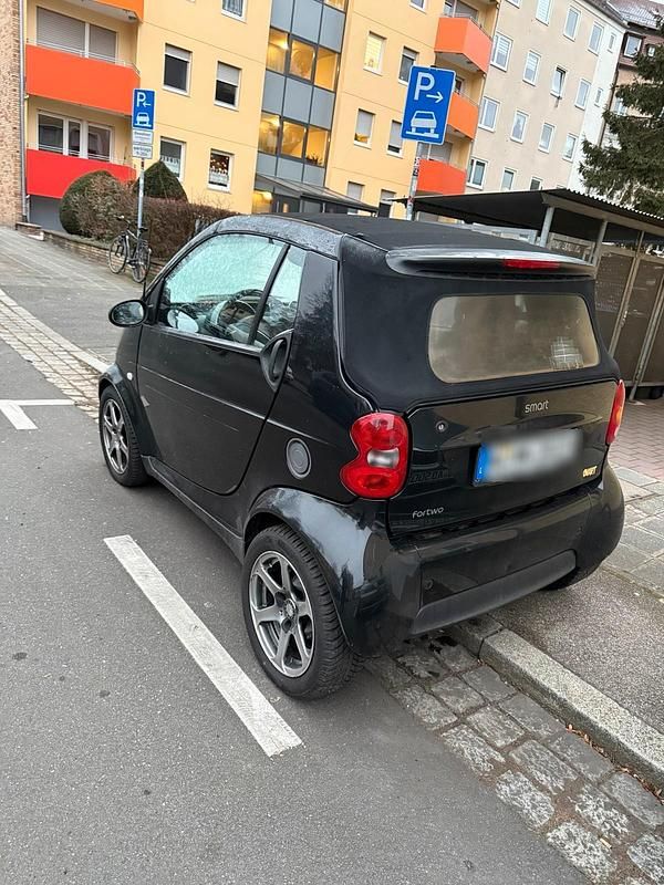 Gebraucht Smart ForTwo Cabrio 68 PS (50 kW) 2004 Schwarz Cabrio