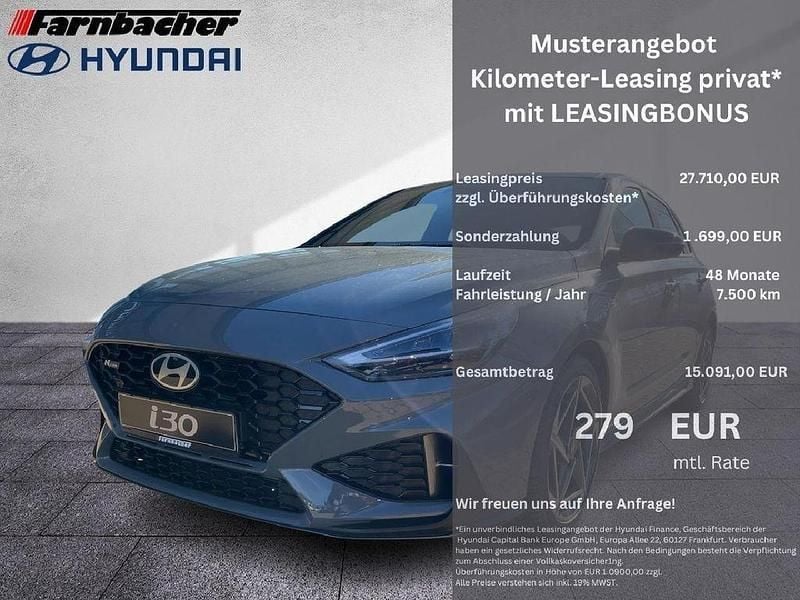 Shadow grey / sol Neu 2024 Hyundai i30 N Line Limousine | 29.490 € (Fairer Preis) - Bild 1/4