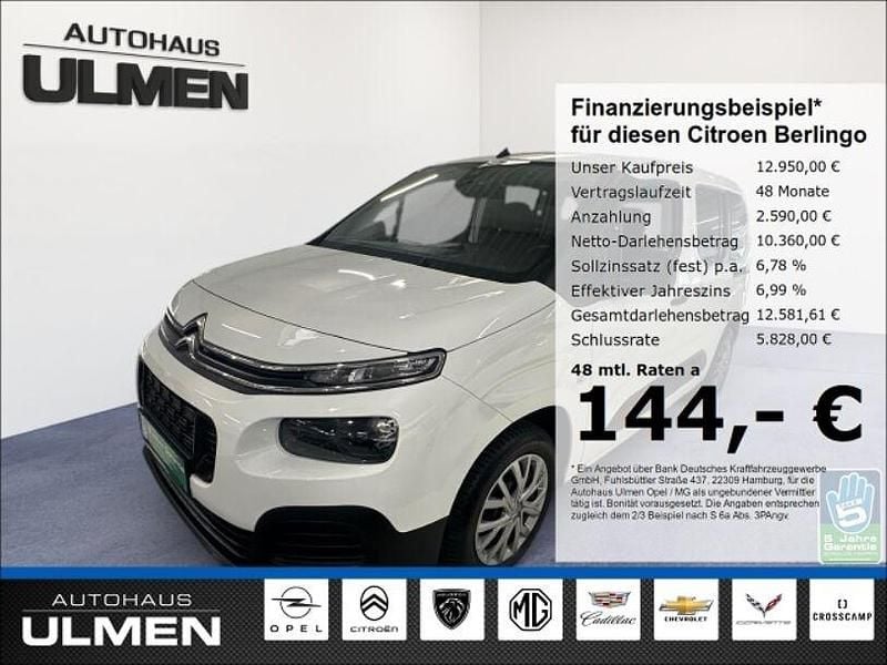 Gebraucht Citroën Berlingo Live 102 PS (75 kW) 2020 Weiss Van / Kleinbus