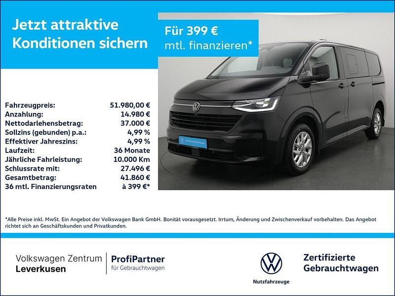 Gebraucht VW T7 Style 150 PS (110 kW) 2025 Midnight black Van