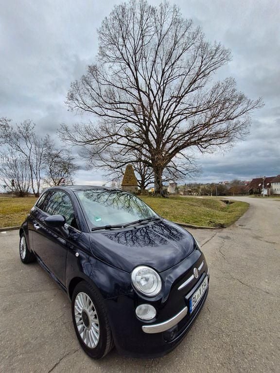 Gebraucht Fiat 500 Lounge 86 PS (63 kW) 2011 Blau Kleinwagen