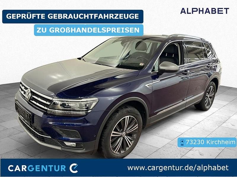 Atlantic blue Gebraucht 2021 VW Tiguan Allspace Highline SUV | 29.290 € (Superpreis) - Bild 1/2