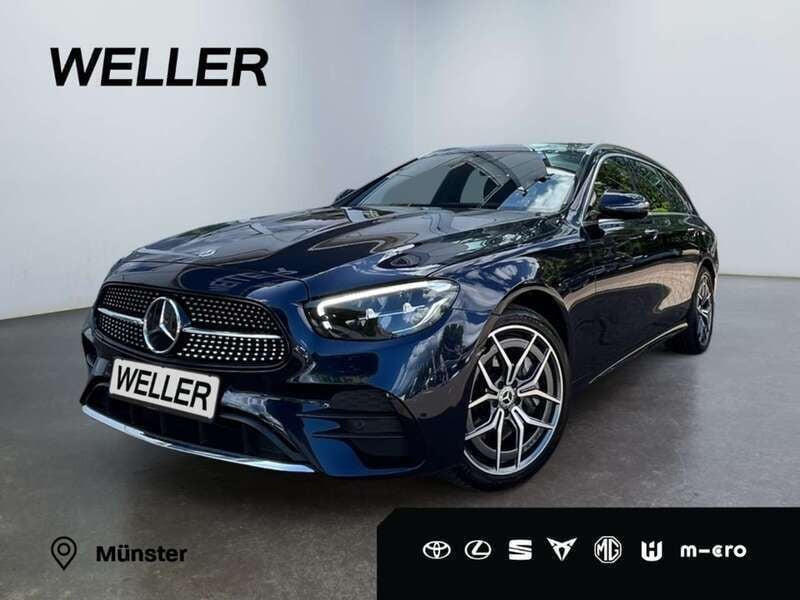 Blau Gebraucht 2021 Mercedes E400 AMG Kombi | 47.990 € (Guter Preis) - Bild 1/3