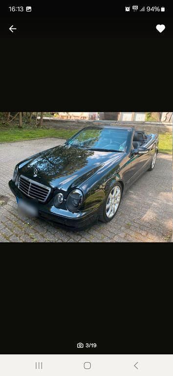 Schwarz Gebraucht 2002 Mercedes CLK230 Elegance Cabrio | 6.300 € (Fairer Preis) - Bild 1/4
