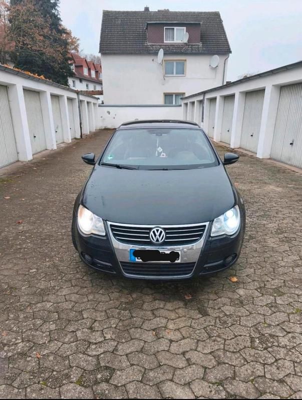 Schwarz Gebraucht 2008 VW Eos Cabrio | 3.350 € (Guter Preis) - Bild 1/4