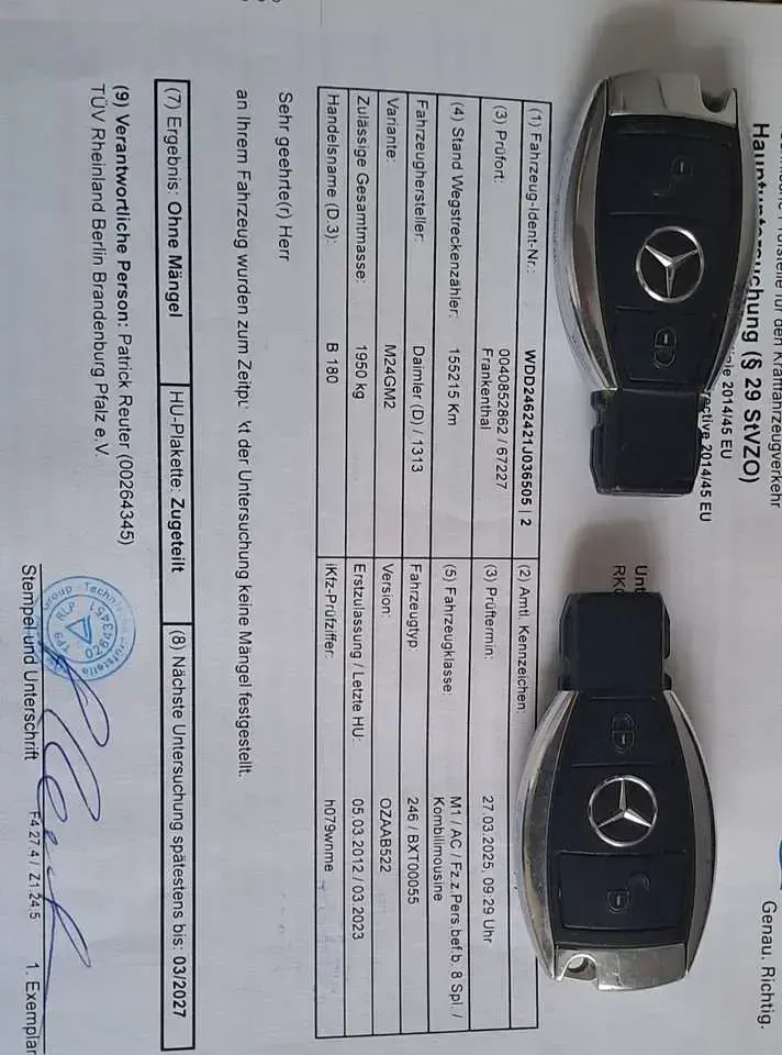 Gebraucht Mercedes 180 122 PS (89 kW) 2012 Limousine