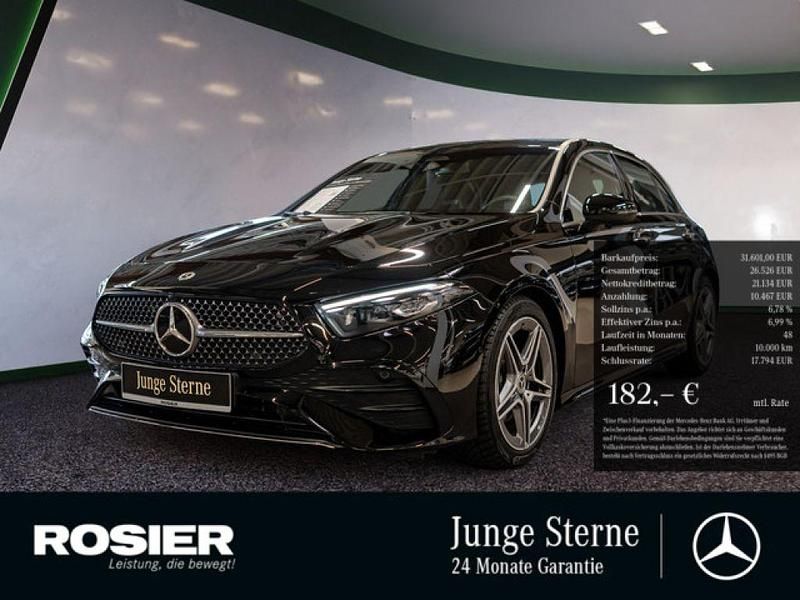 Schwarz / nachtschwarz Gebraucht 2024 Mercedes 200 AMG Coupé | 31.601 € (Superpreis) - Bild 1/3