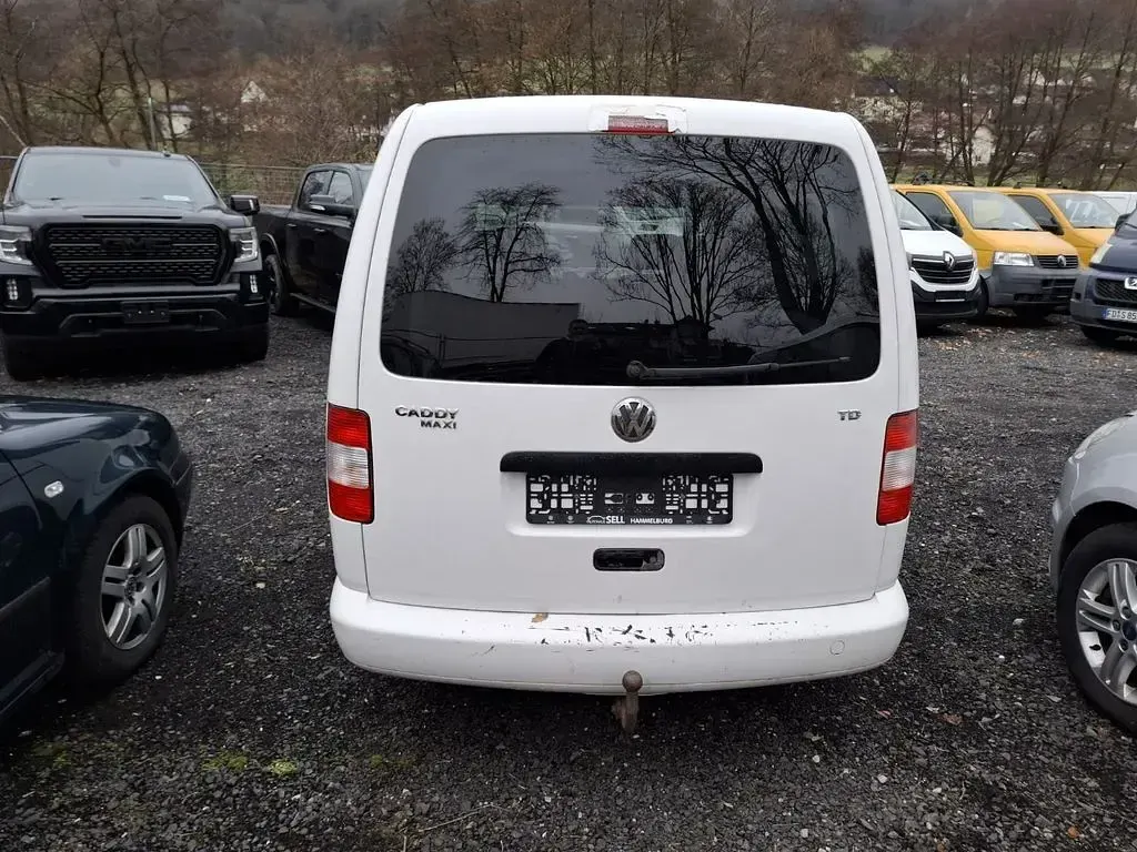 Gebraucht VW Caddy Maxi Life 105 PS (77 kW) 2008 Weiß Van / Kleinbus