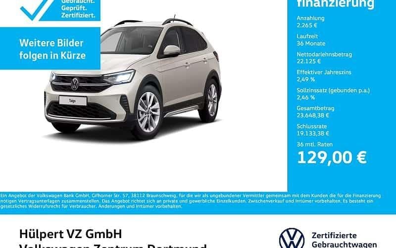 Silber Gebraucht 2024 VW Taigo Move SUV | 24.390 € (Guter Preis) - Bild 1/4
