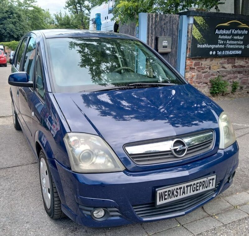 Blau Gebraucht 2008 Opel Meriva Innovation Van / Kleinbus | 1.699 € (Guter Preis) - Bild 1/4