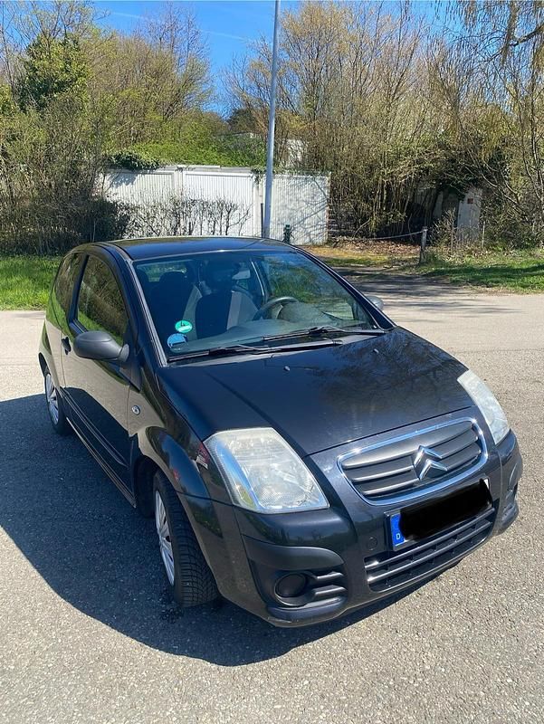 Gebraucht Citroën C2 60 PS (44 kW) 2009 Schwarz Kleinwagen