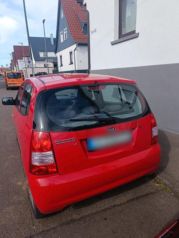 Gebraucht Kia Picanto 67 PS (49 kW) 2006 Rot Kleinwagen